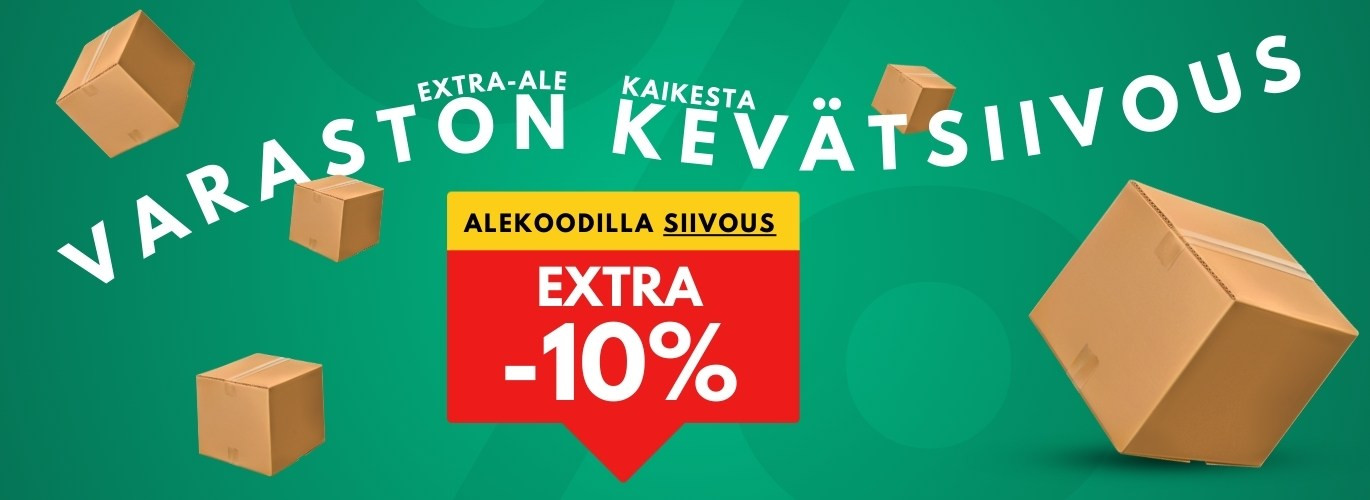 VARASTONSIIVOUS - Alekoodilla SIIVOUS -10% kaikesta